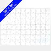 Blank 18X24 Jigsaw Puzzle (70 Pieces)
