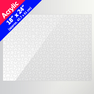 Blank 18x24 Acrylic Puzzle (500 Pieces)